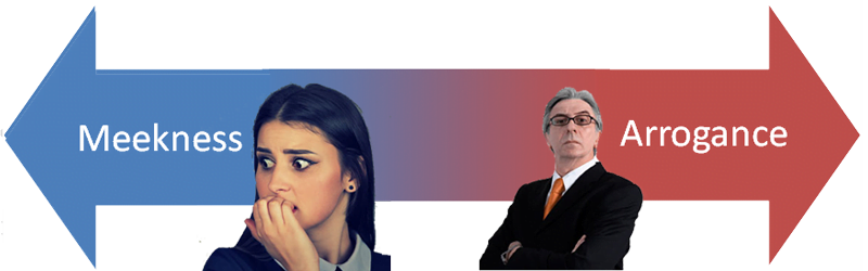 Executive Presence: What's Your Attitude? 2 Meekness - Arrogance Continuum
